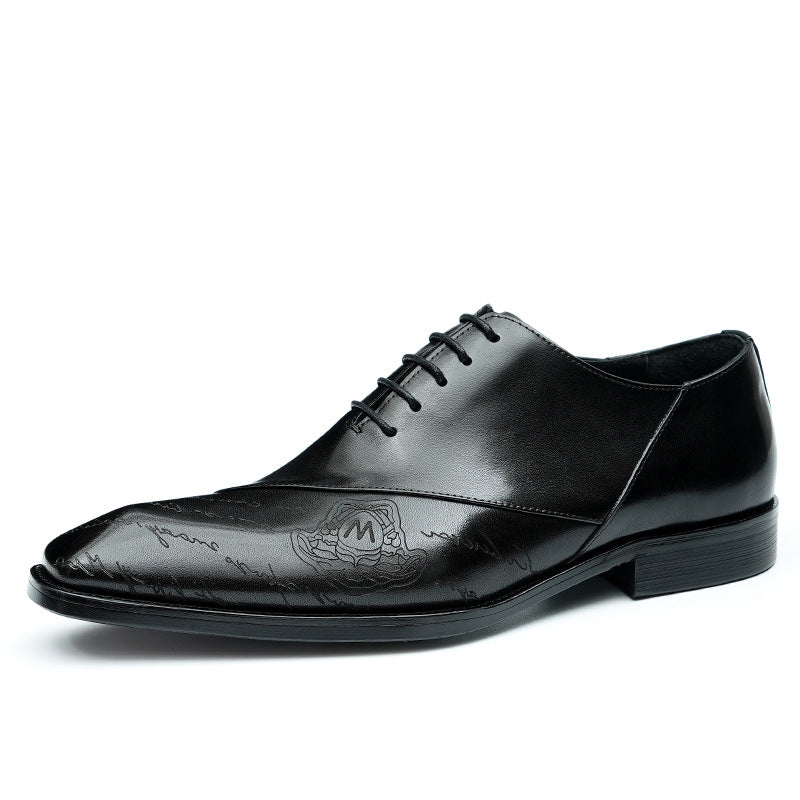 bomeishoes formal dress shoes for wedding Lace-up Oxford shoes