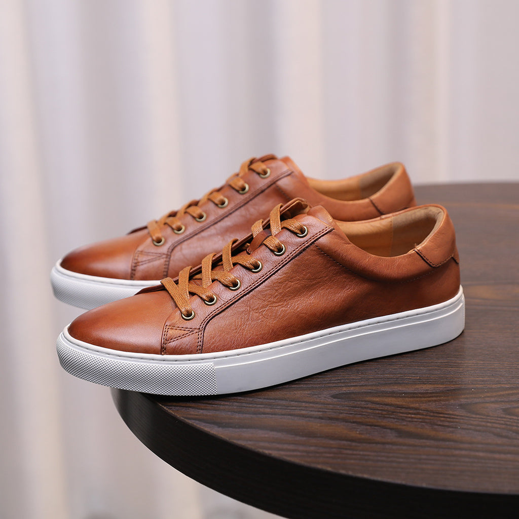 Men's Premium Minimalist Soft Leather Sneakers
