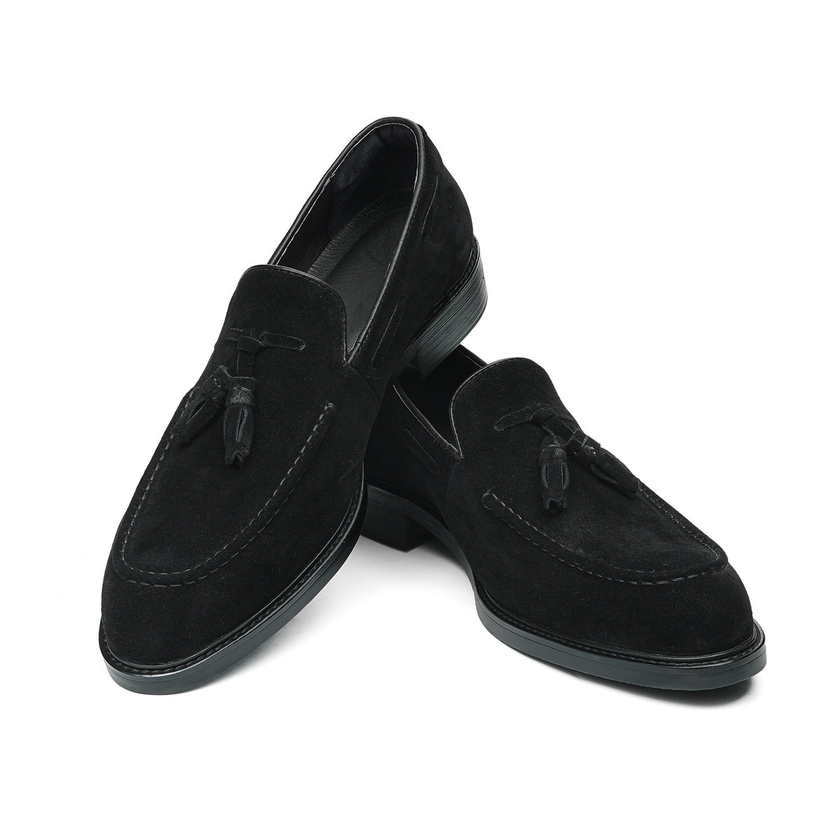 Men's Classic Suede Tassel Dress Loafers