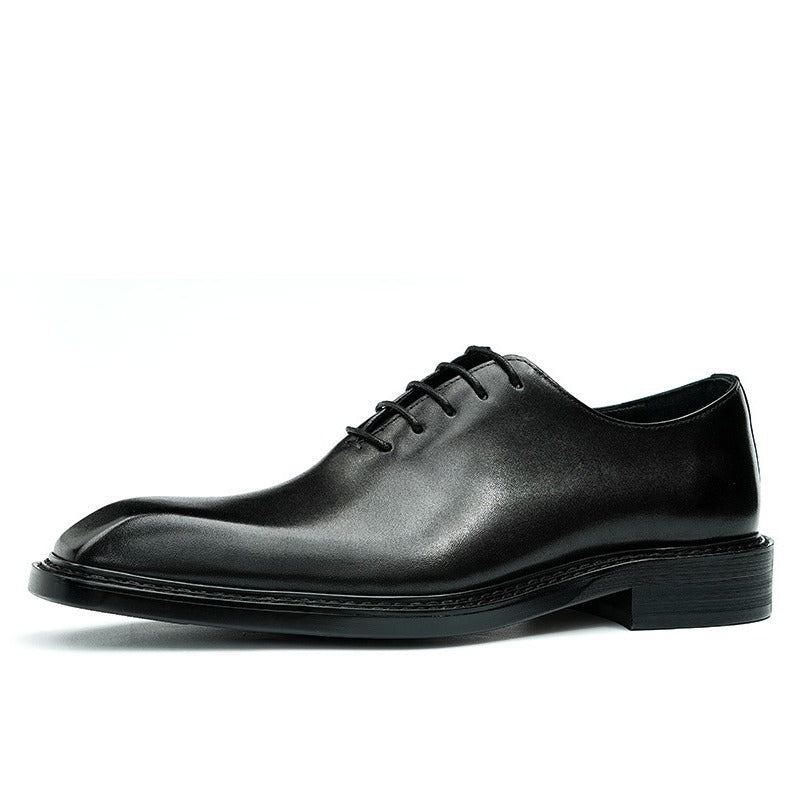 bomeishoes Lace-up men's shoes office casual Oxford dress shoes
