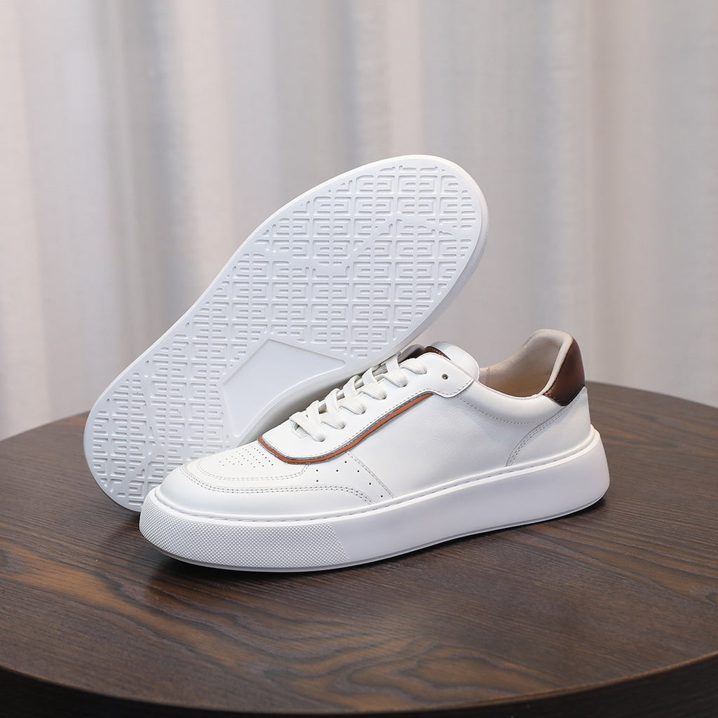 Men's Premium Retro GAT Colorblock Leather Sneakers