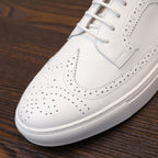 Men's Premium Wingtip Brogue Leather Dress Sneakers