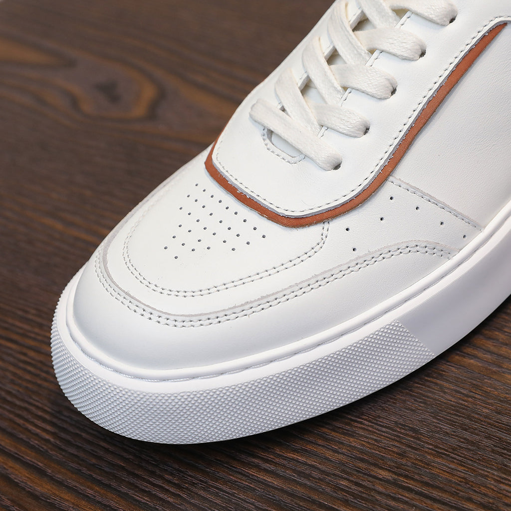 Men's Premium Retro GAT Colorblock Leather Sneakers