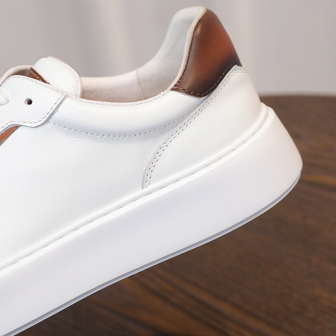 Men's Premium Retro GAT Colorblock Leather Sneakers