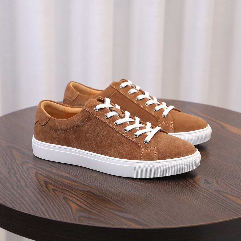 Men's Premium Suede Classic Low-Top Sneakers