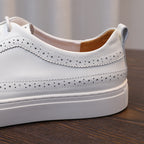 Men's Premium Wingtip Brogue Leather Dress Sneakers
