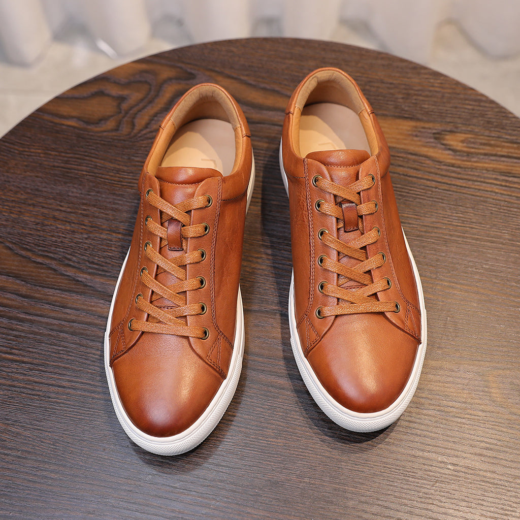Men's Premium Minimalist Soft Leather Sneakers