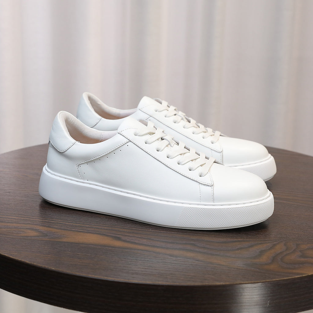 Men's Premium Gradient Burnished Leather Sneakers