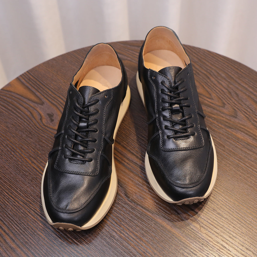 Men's Premium Retro Runner Leather Casual Sneakers