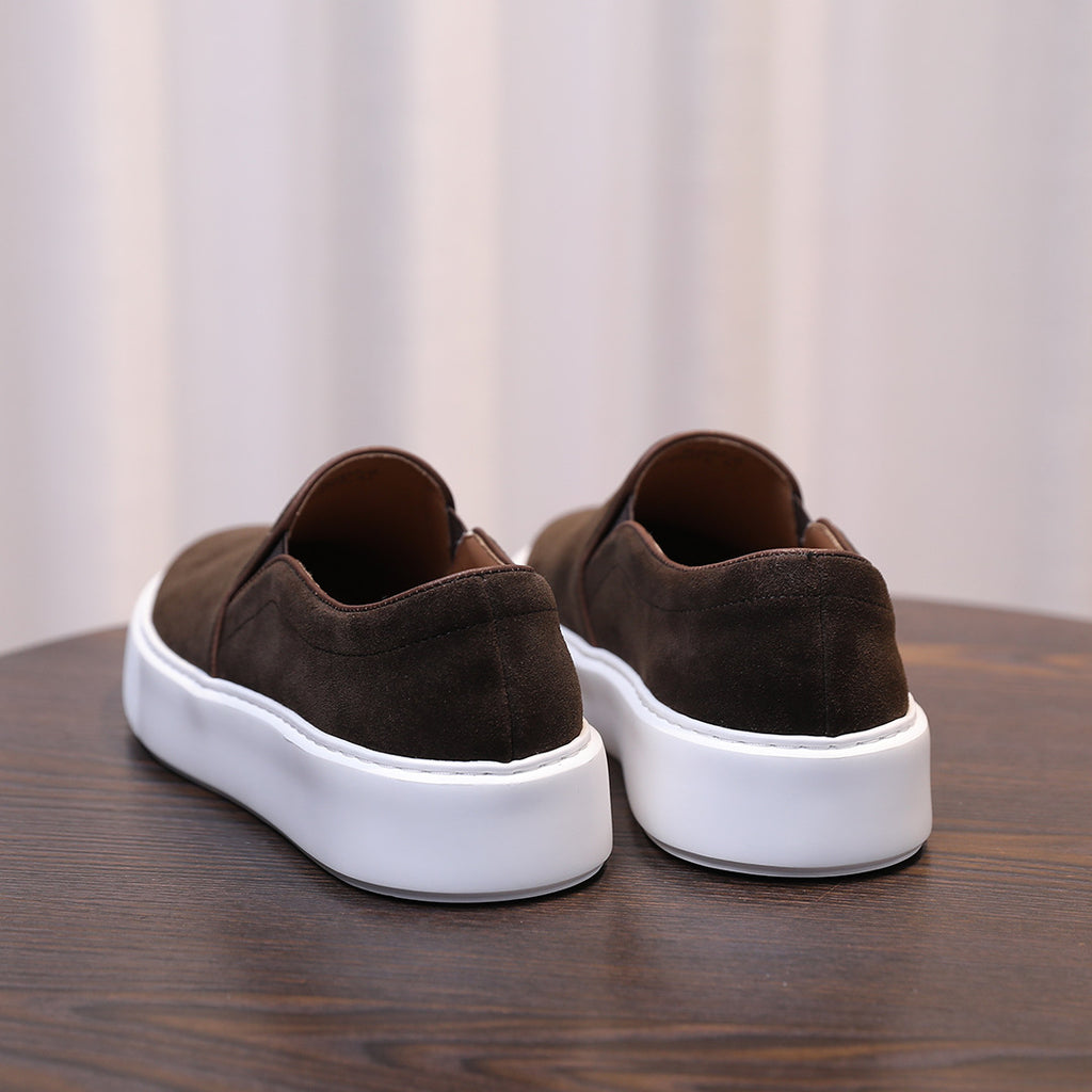 Men's Premium Suede Slip-On Loafer Sneakers