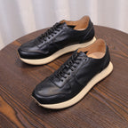 Men's Premium Retro Runner Leather Casual Sneakers