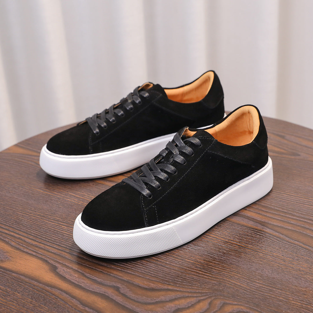 Men's Premium Suede Low-Top Casual Sneakers