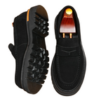 Men's Suede Chunky Sole Slip-On Formal Loafers