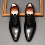 Austerity Wingtip Oxford Shoes Business Formal Dress Shoes Menyes