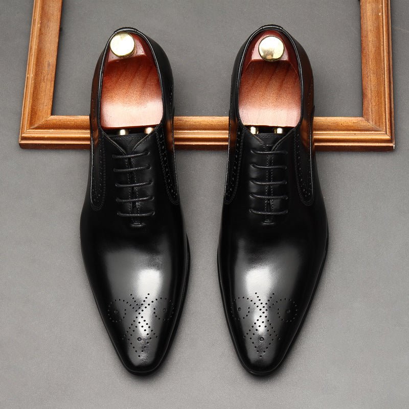 Austerity Wingtip Oxford Shoes Business Formal Dress Shoes Menyes