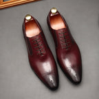 Austerity Wingtip Oxford Shoes Business Formal Dress Shoes Menyes