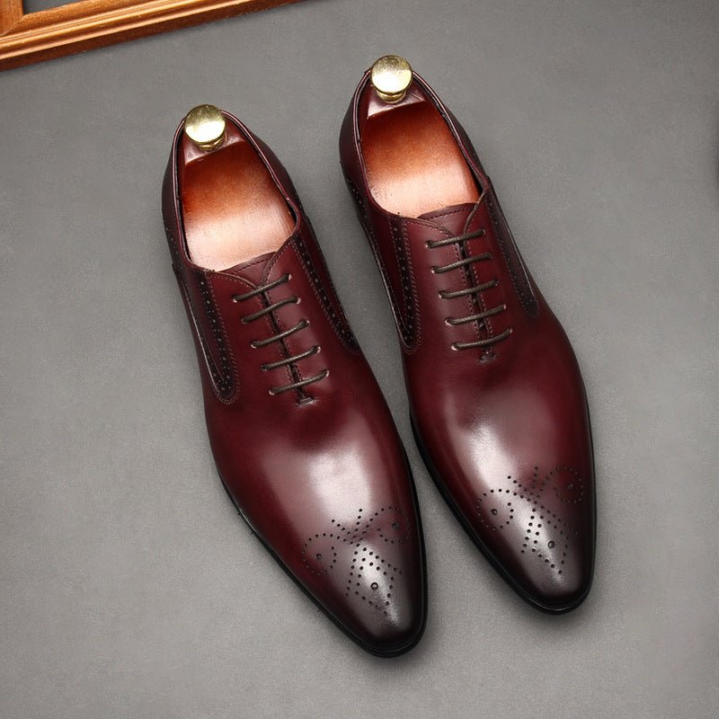 Austerity Wingtip Oxford Shoes Business Formal Dress Shoes Menyes