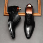 Austerity Wingtip Oxford Shoes Business Formal Dress Shoes Menyes