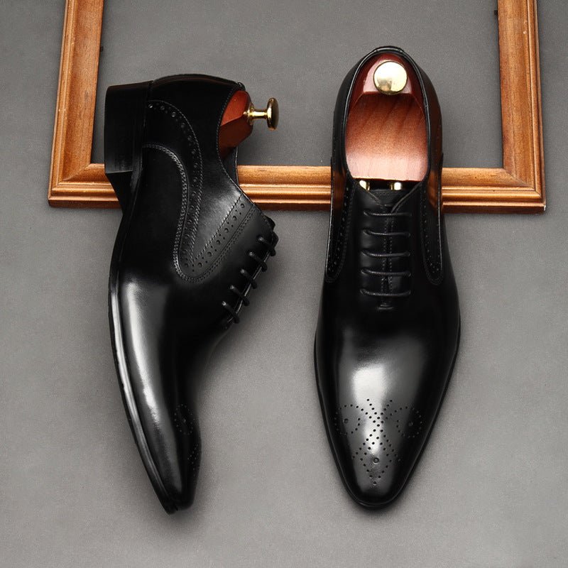 Austerity Wingtip Oxford Shoes Business Formal Dress Shoes Menyes