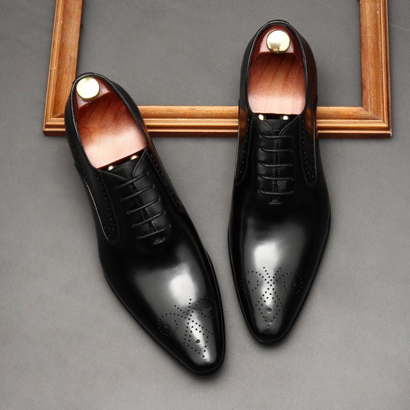 Austerity Wingtip Oxford Shoes Business Formal Dress Shoes Menyes