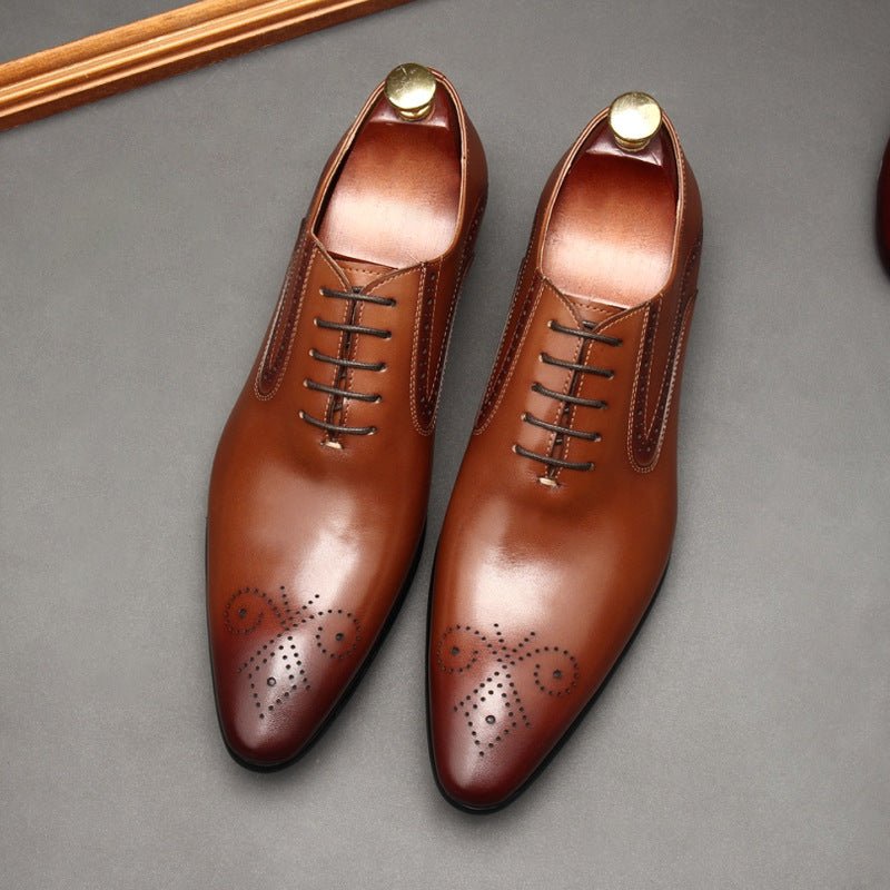 Austerity Wingtip Oxford Shoes Business Formal Dress Shoes Menyes