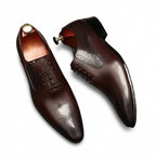Austerity Wingtip Oxford Shoes Business Formal Dress Shoes Menyes