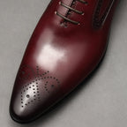 Austerity Wingtip Oxford Shoes Business Formal Dress Shoes Menyes