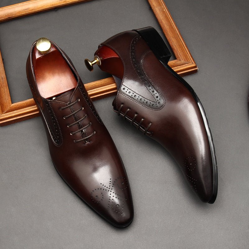 Austerity Wingtip Oxford Shoes Business Formal Dress Shoes Menyes