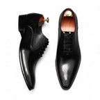 Austerity Wingtip Oxford Shoes Business Formal Dress Shoes Menyes
