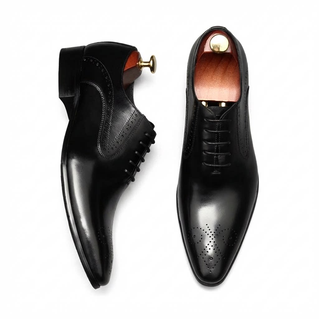 Austerity Wingtip Oxford Shoes Business Formal Dress Shoes Menyes