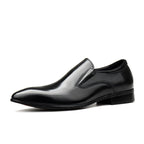 Bomeishoes Genuine Leather Dress Shoes Loafers Mens Slip Onyes