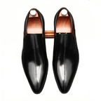 Bomeishoes Genuine Leather Dress Shoes Loafers Mens Slip Onyes