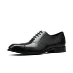 Cap - Toe Brogue Oxford Shoes Modern Groomsmen Wedding Dress Shoes Menyes