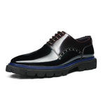 Chunky Lug Sole Oxford Shoes Vibrant Edge Party Dress Shoes Menyes
