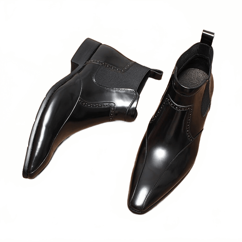 fashion chelsea style boots mens slip on Ankle bootsyes