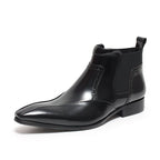 fashion chelsea style boots mens slip on Ankle bootsyes