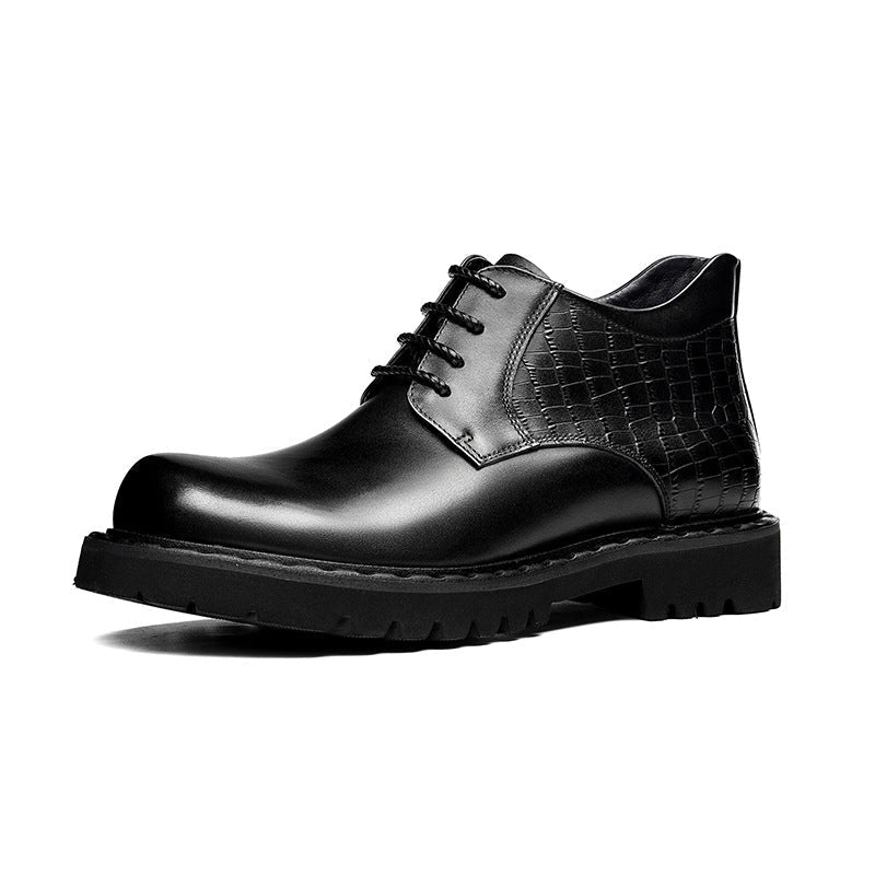 fashion lace up formal boots for men Ankle bootsyes