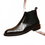 Fashion mens chelsea boots dress shoes Genuine Leatheryes