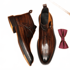 fashion men's dress shoes boots Buckled Dress shoesyes
