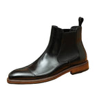 fashion mens formal dress boots slip on chelseayes