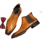 formal dress boots for men slip on chelseayes
