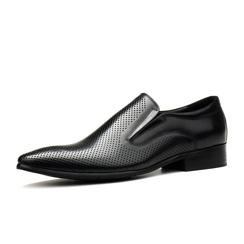 formal Engraved men's dress slip on loafers shoes Business Casual