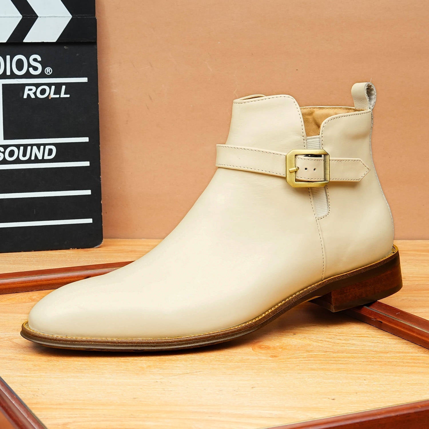 formal men's boots fashion zipper buckle Dress shoesyes