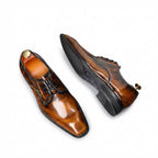 formal shoes for men stylish Wedding Lace up Derby shoesyes