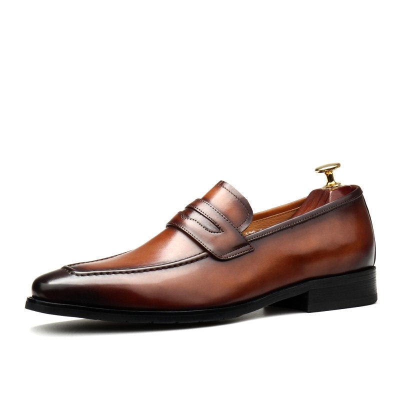 formal slip on mens penny loafer dress shoes Business casual shoes