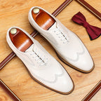 Full Brogue Oxford Shoes Beach Wedding Dress Shoes Menyes