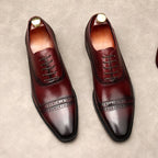 Heritage Cap Toe Oxfords: Refined Fashion Social Men's Dress Shoesyes