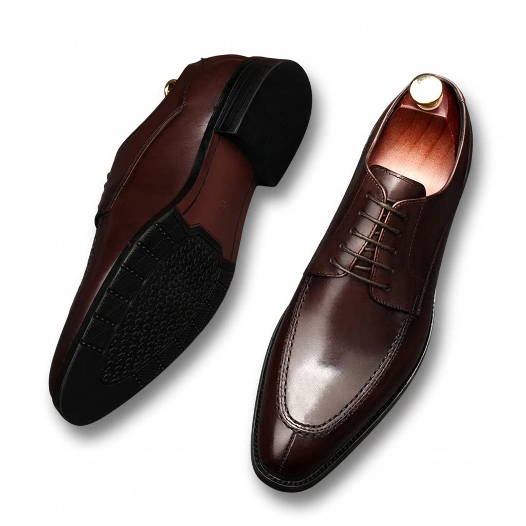 Italian Patina Split - Toe Derby: Luxury Party & Prom Formal Shoesyes