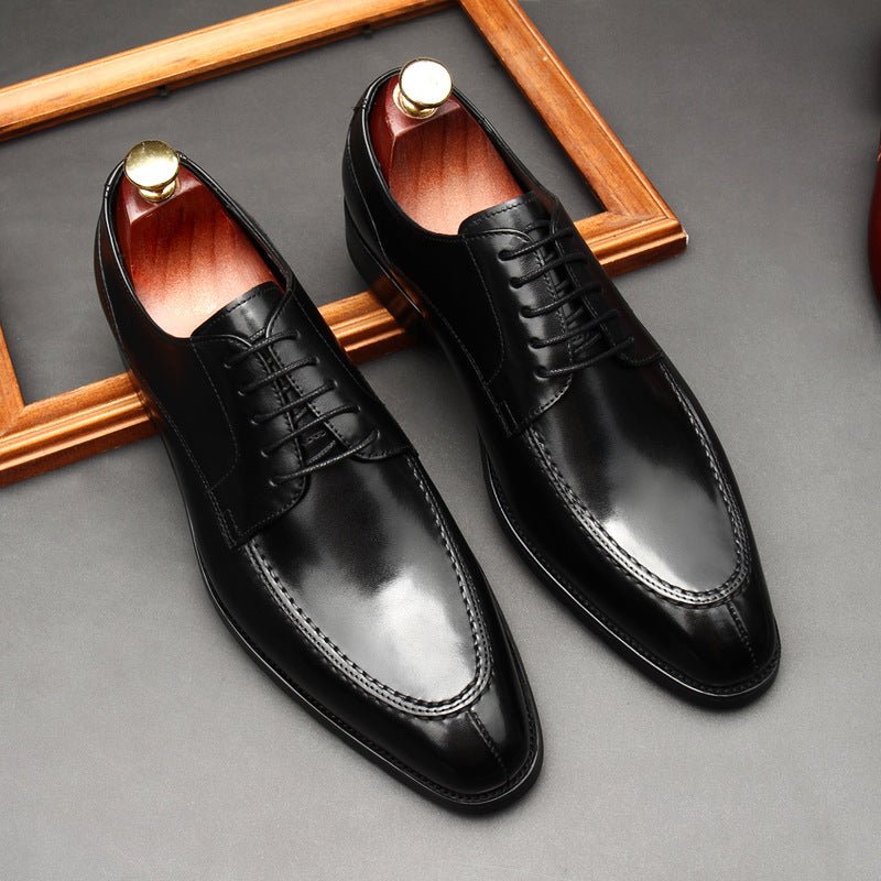 Italian Patina Split - Toe Derby: Luxury Party & Prom Formal Shoesyes