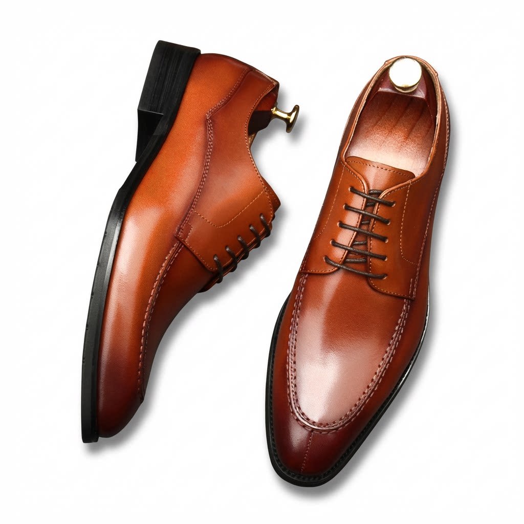 Italian Patina Split - Toe Derby: Luxury Party & Prom Formal Shoesyes
